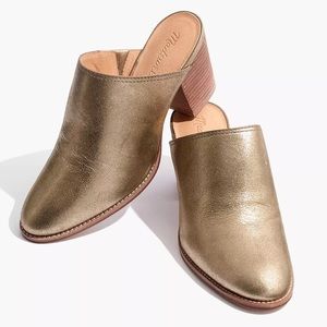 Madewell - The Harper Mule in Metallic